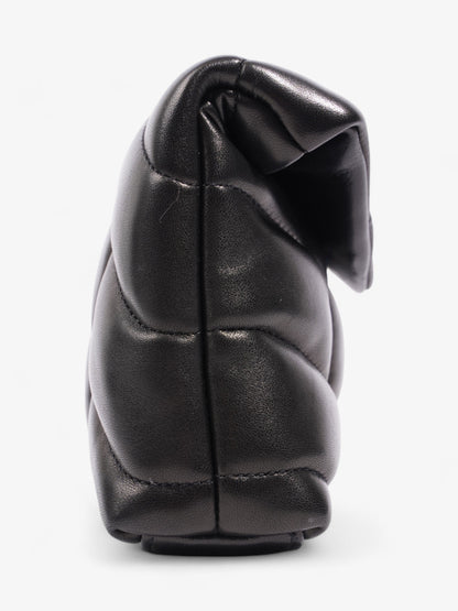 Saint Laurent Puffy Pouch Black Calfskin Leather