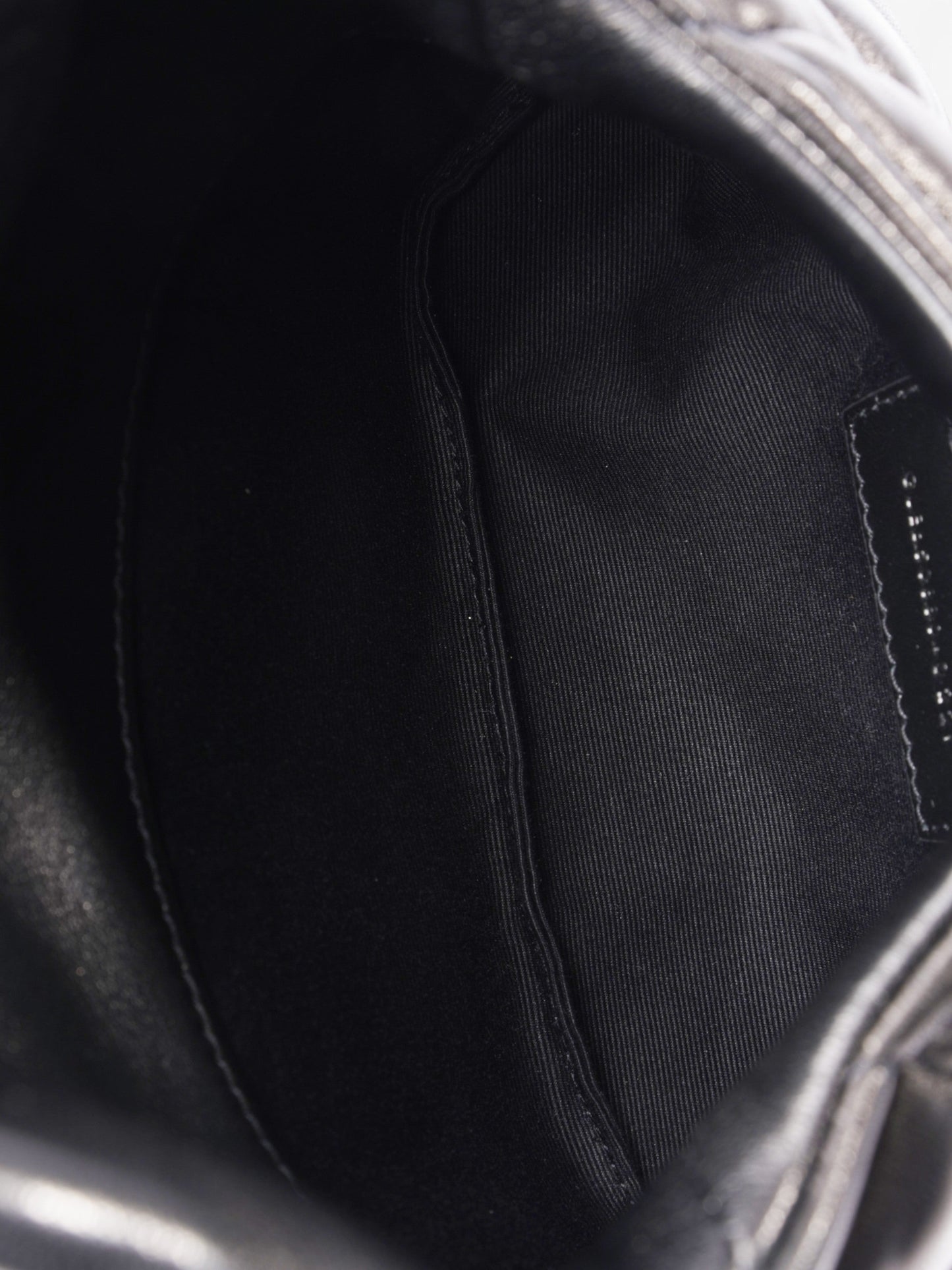 Saint Laurent Puffy Pouch Black Calfskin Leather