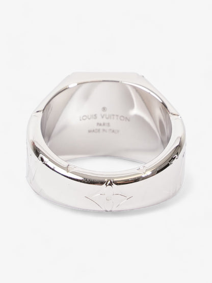 Louis Vuitton Signet Ring Silver Base Metal L