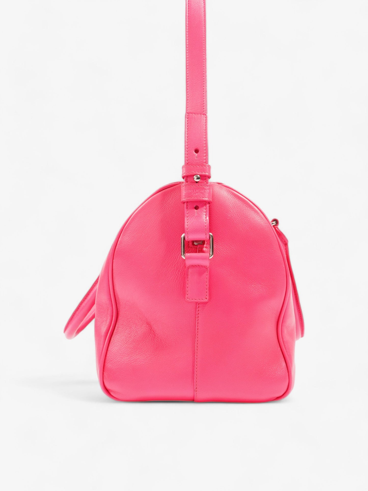 Saint Laurent Duffle Bag Pink Leather