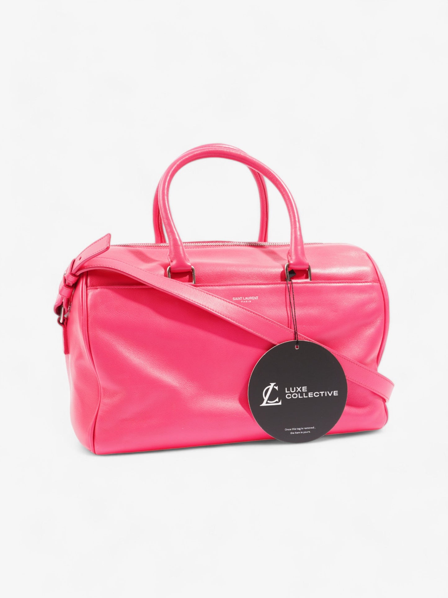 Saint Laurent Duffle Bag Pink Leather