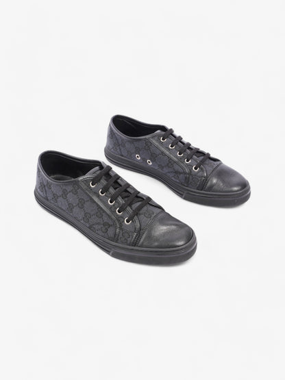 Gucci GG Low-top Sneakers Black Canvas EU 38.5 UK 5.5