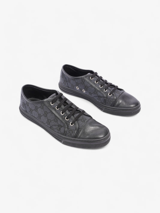 Gucci GG Low-top Sneakers Black Canvas EU 38.5 UK 5.5