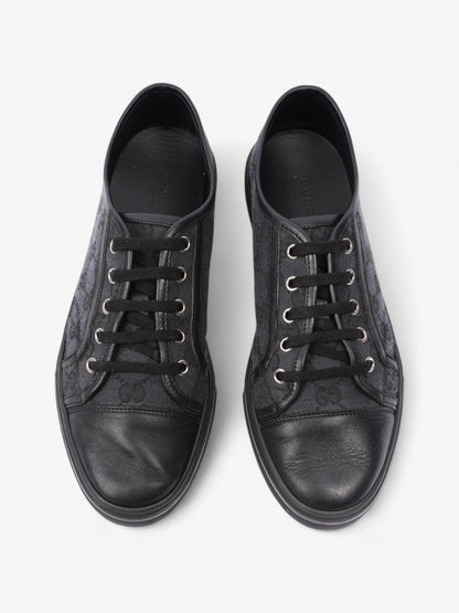 Gucci GG Low-top Sneakers Black Canvas EU 38.5 UK 5.5