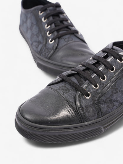 Gucci GG Low-top Sneakers Black Canvas EU 38.5 UK 5.5