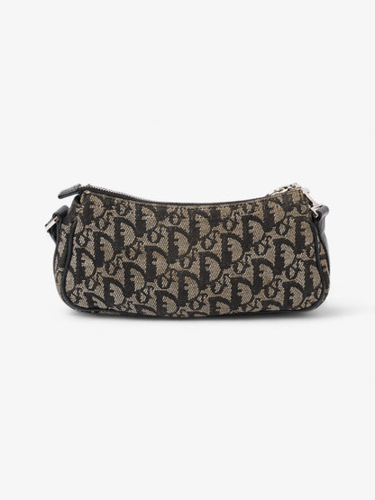 Christian Dior Logo Baguette Black Oblique Canvas