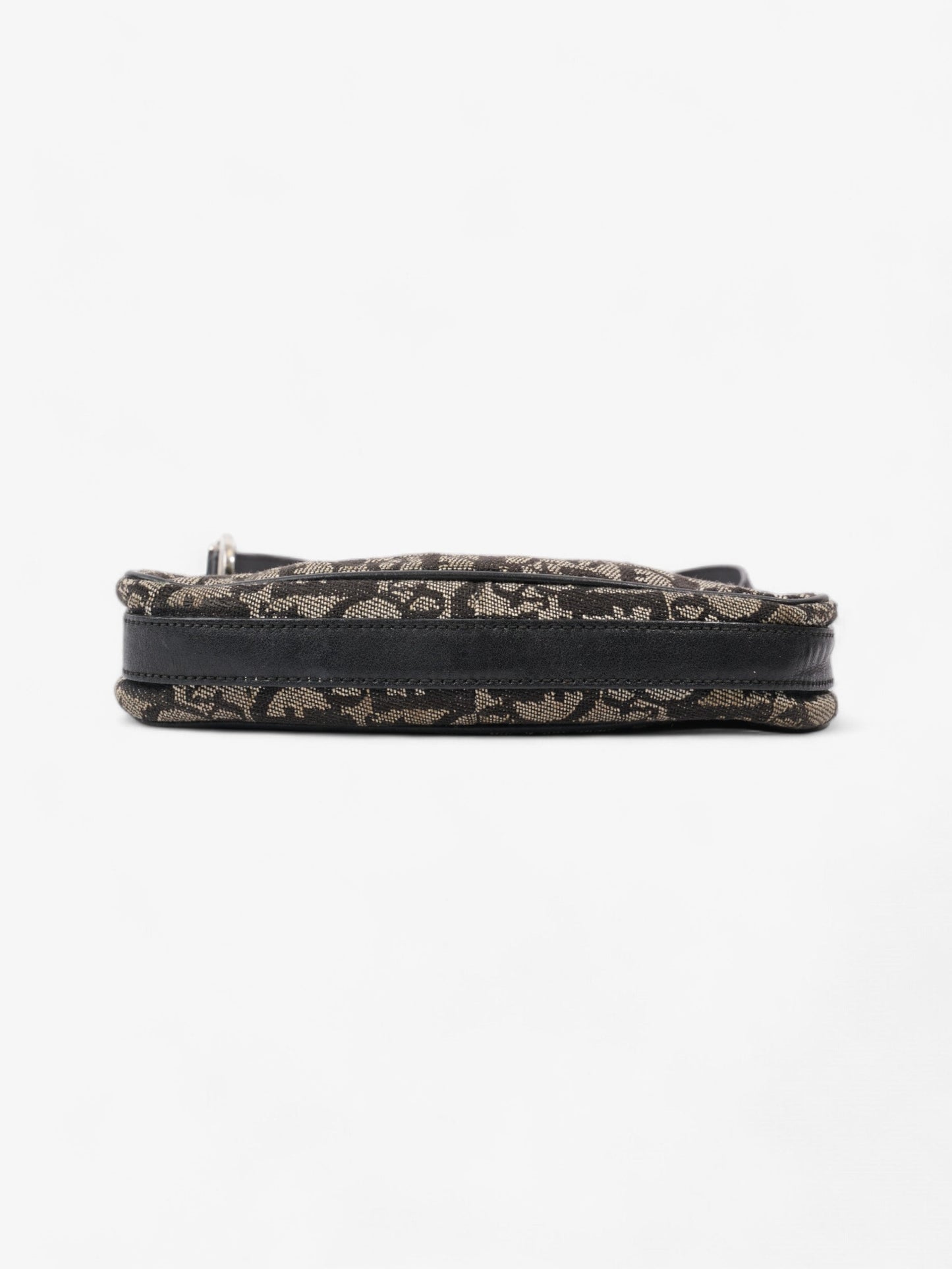 Christian Dior Logo Baguette Black Oblique Canvas