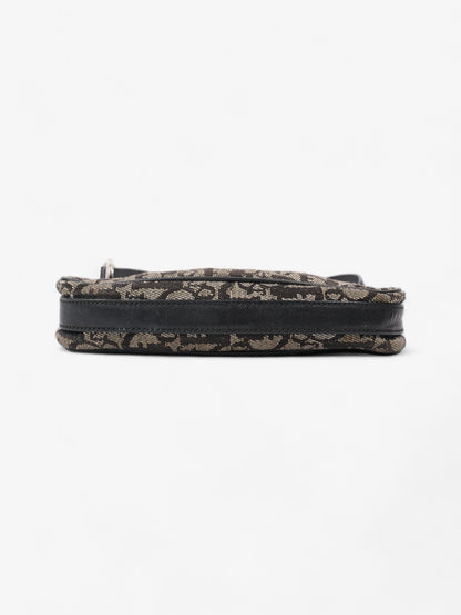 Christian Dior Logo Baguette Black Oblique Canvas