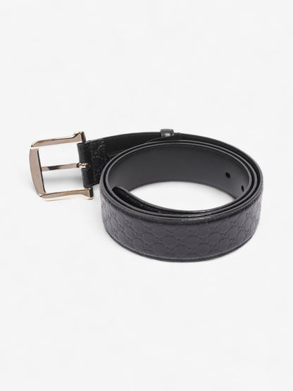 Gucci Microguccissima Buckle Belt Black Leather 100cm / 40"
