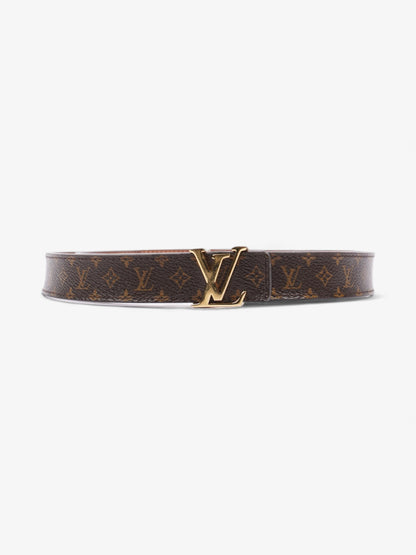 Louis Vuitton LV Initials Belt Monogram / Brown Coated Canvas 80cm 32"