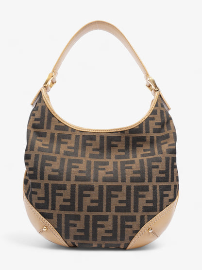 Fendi Zucca Tobacco Hobo Brown  Canvas
