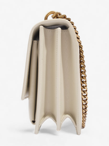 Saint Laurent Sunset White Leather Medium