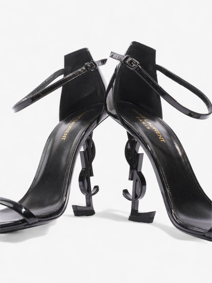 Saint Laurent Opyum Heels 110 Black Patent Leather EU 40.5 UK 7.5