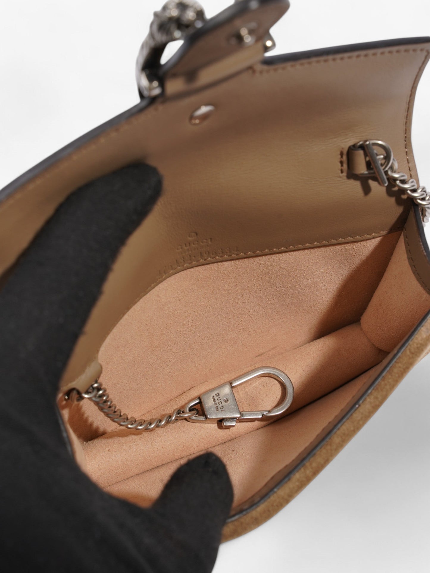 Gucci Dionysus GG Supreme / Beige Coated Canvas Super Mini