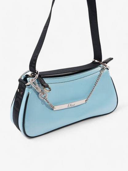 Christian Dior Hardcore Bag Light Blue / Black Coated Canvas Mini