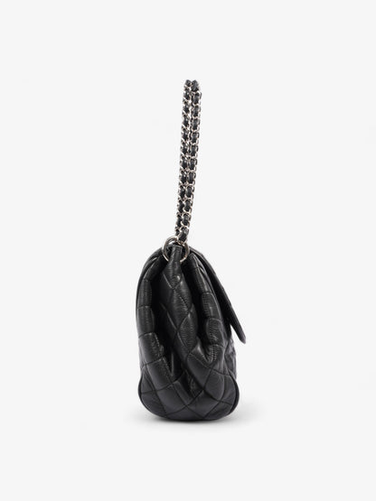 Chanel CC Accordion Flap Black Caviar Leather