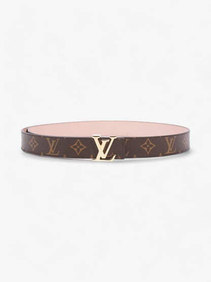 Louis Vuitton LV Initiales Reversible Belt Pink / Monogram Coated Canvas 80cm / 32"