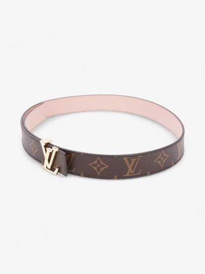 Louis Vuitton LV Initiales Reversible Belt Pink / Monogram Coated Canvas 80cm / 32"