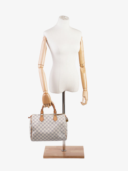 Louis Vuitton Speedy 30 Damier Azur Coated Canvas
