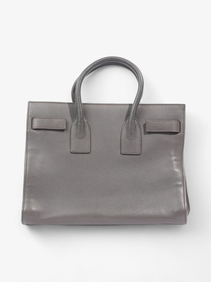 Saint Laurent Sac De Jour Grey Lambskin Leather Small