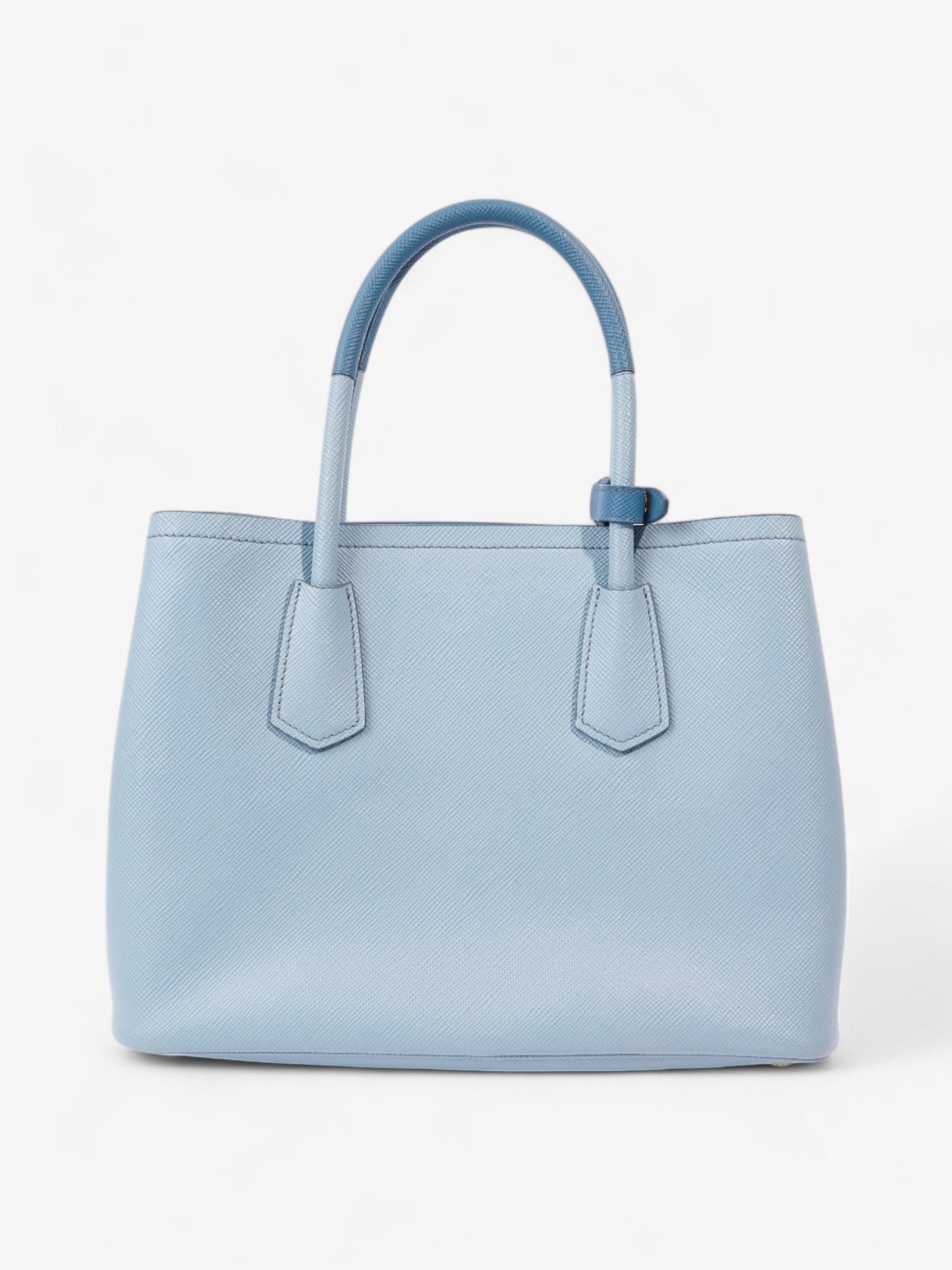 Prada Double Bag Astral Blue Saffiano Leather Small
