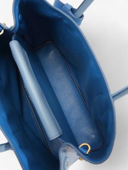 Prada Double Bag Astral Blue Saffiano Leather Small
