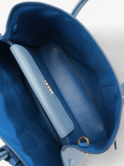 Prada Double Bag Astral Blue Saffiano Leather Small