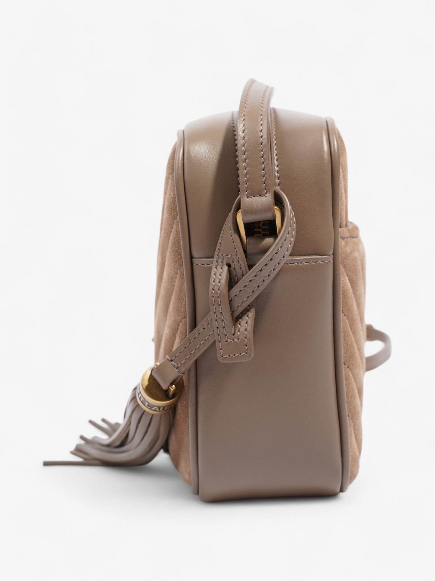 Saint Laurent Lou Camera Bag Taupe Suede