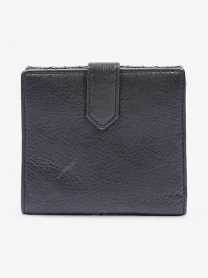 Christian Dior D Charm Purse Black Leather