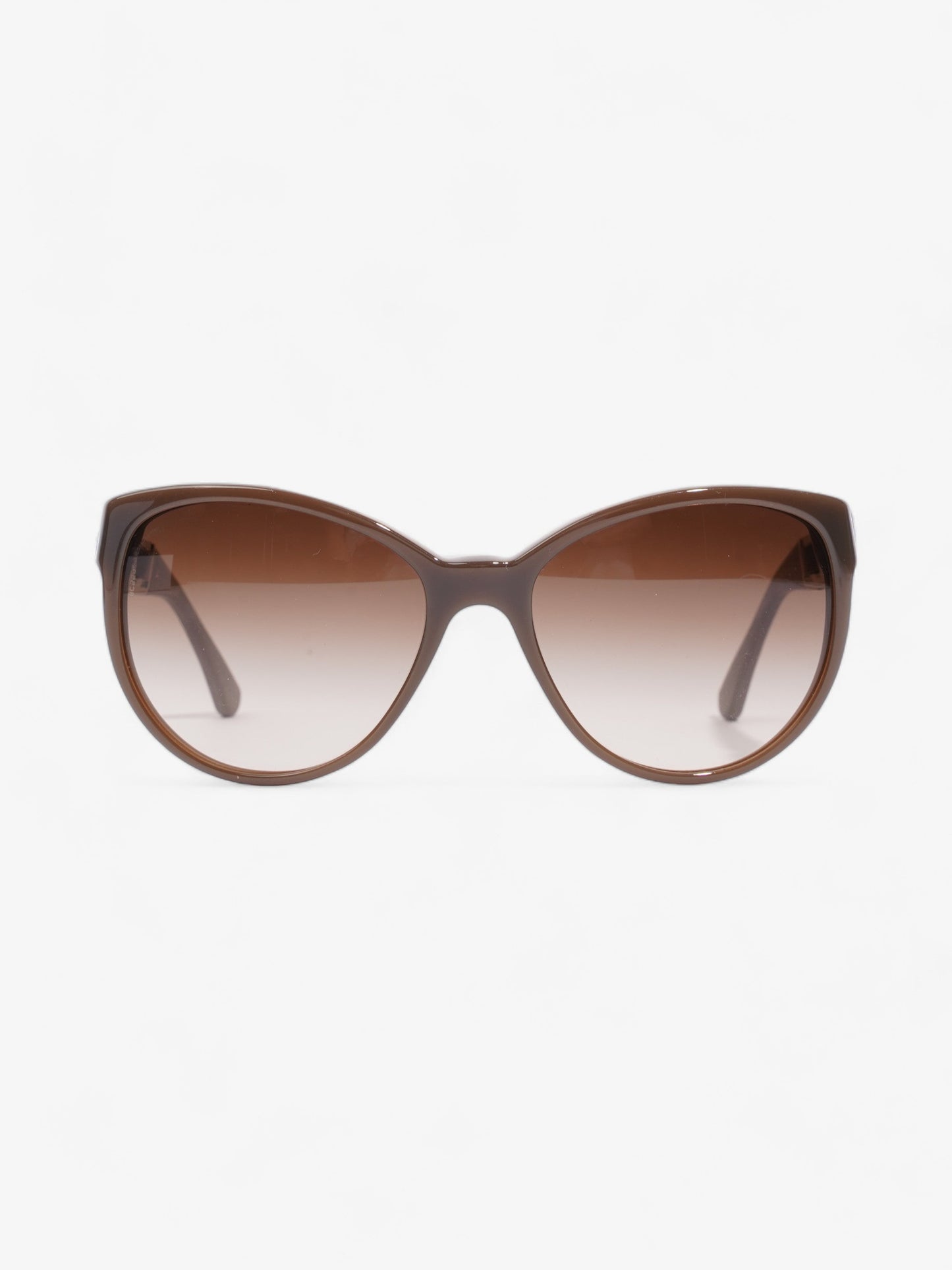Chanel Chain Sunglasses Dusty Pink / Brown Acetate 135mm