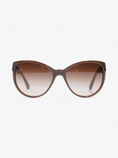 Chanel Chain Sunglasses Dusty Pink / Brown Acetate 135mm