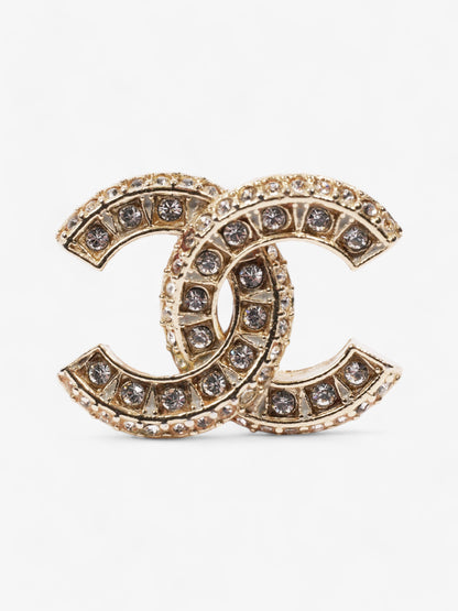 Chanel CC Earrings Gold Base Metal