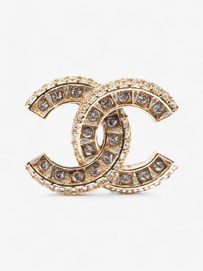Chanel CC Earrings Gold Base Metal