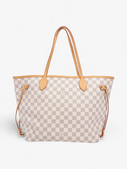 Louis Vuitton Neverfull MM Damier Azur Coated Canvas