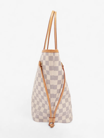 Louis Vuitton Neverfull MM Damier Azur Coated Canvas
