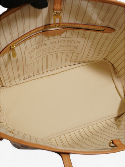 Louis Vuitton Neverfull MM Damier Azur Coated Canvas