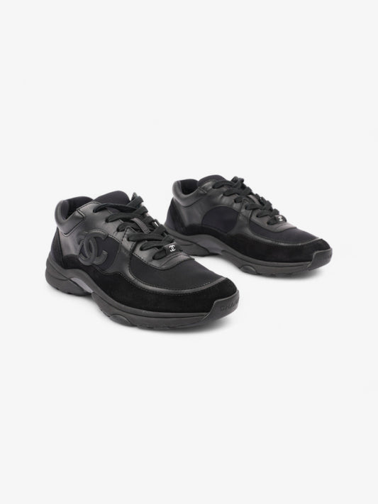 Chanel CC Runner Black Leather EU 37.5 UK 4.5