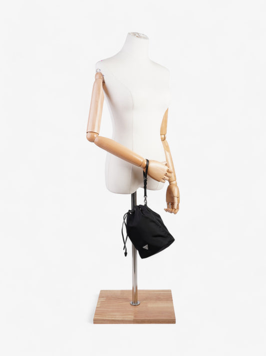 Prada Drawstring Pouch Black Nylon