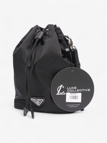 Prada Drawstring Pouch Black Nylon