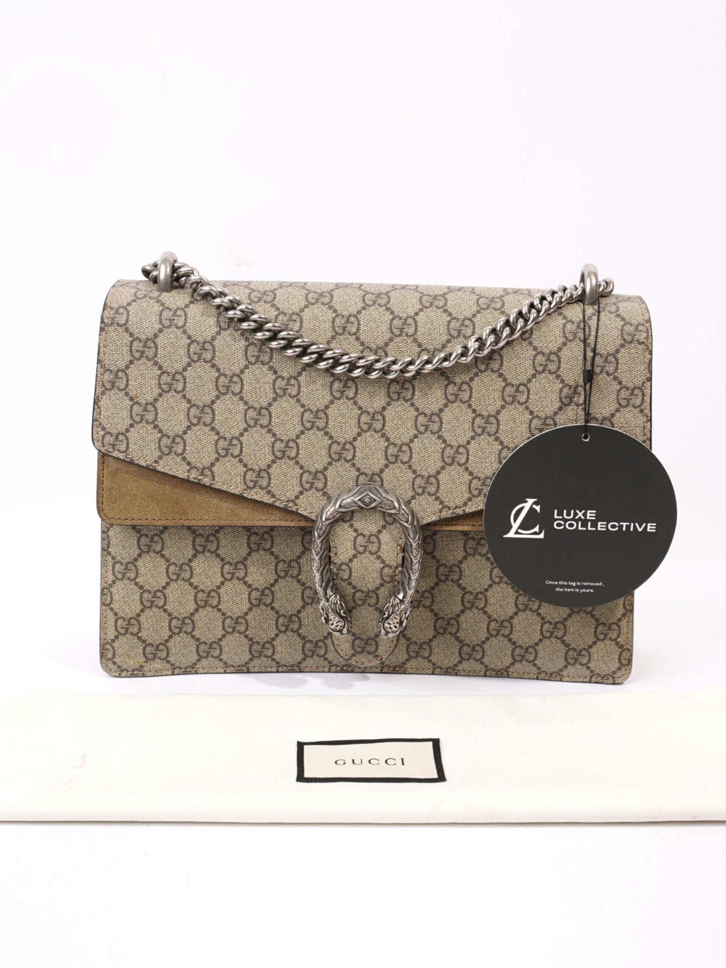 Gucci Dionysus Supreme Print Coated Canvas Large
