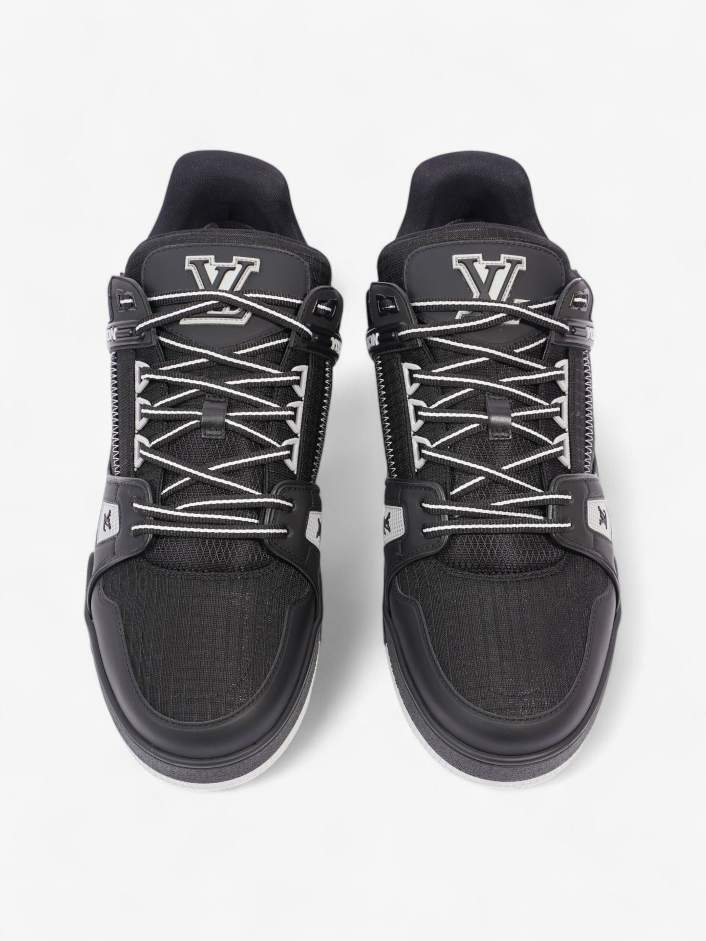 Louis Vuitton LV Trainer Sneakers Black / Grey Mesh EU 43 UK 9