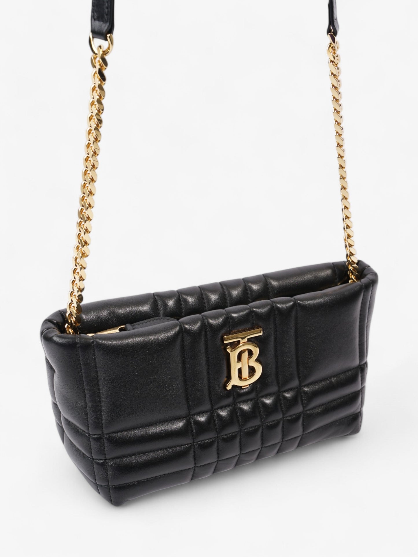Burberry Lola Bag Black Lambskin Leather Small