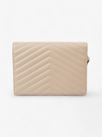 Saint Laurent Cassandre Flap Beige Matelasse Leather