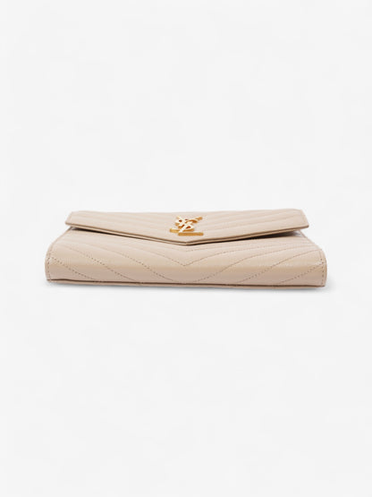 Saint Laurent Cassandre Flap Beige Matelasse Leather