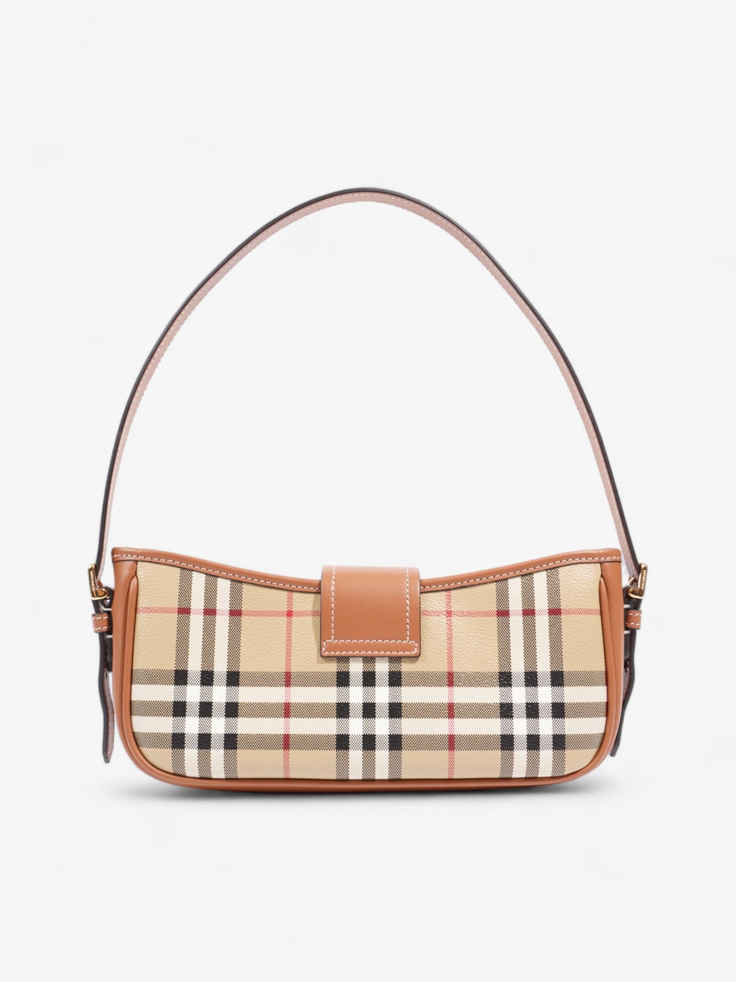 Burberry Sling Bag Vintage Check / Briar Brown Polyurethane