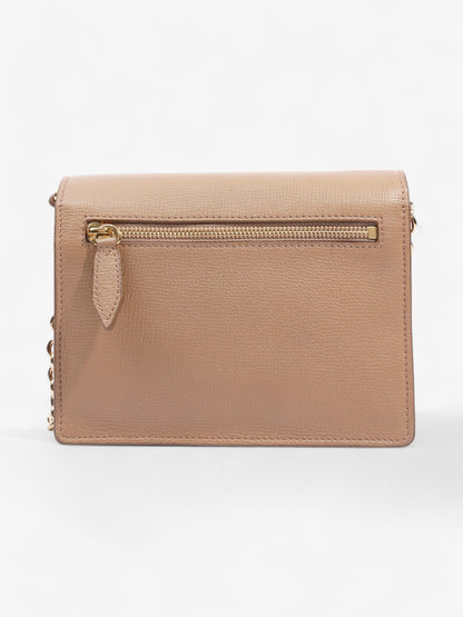 Burberry Macken House Check / Camel Calfskin Leather Baby