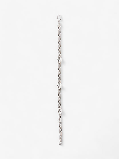 Gucci Interlocking G Chain Bracelet Silver Silver Sterling 21