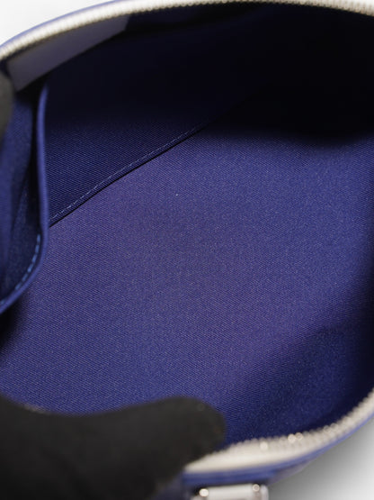 Louis Vuitton City Keepall Blue / White Leather