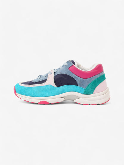 Chanel CC Logo Sneakers Multicolour Suede EU 39 UK 6