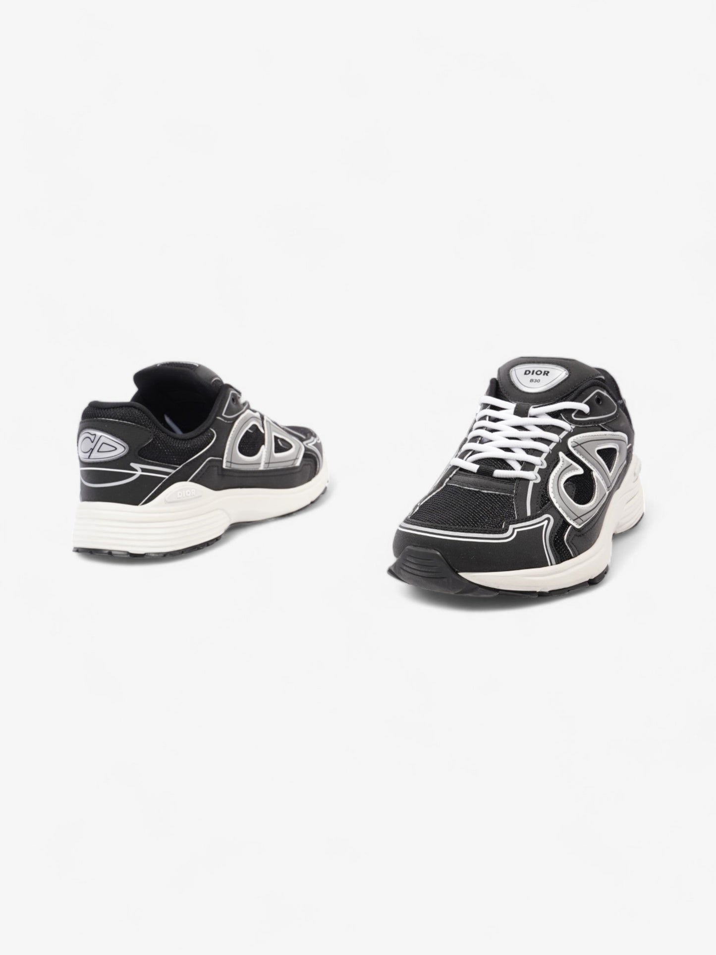 Christian Dior B30 Sneakers Black / Grey / White Mesh EU 42 UK 8